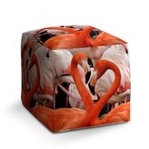 Taburet Cube Plameňáci 2: 40x40x40 cm