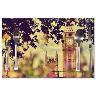 Prostírání Londýn Big Ben Flowers: 40x30cm