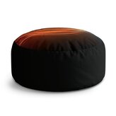 Taburet Circle Abstrakce strip: 38x48 cm