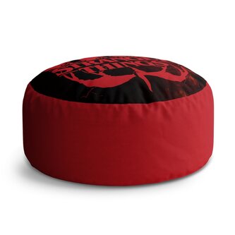 Taburet Circle Stranger Things Red: 38x48 cm Taburet Circle Stranger Things Red: 38x48 cm