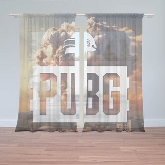 Záclony PUBG Exploze 2: 2ks 150x250cm Záclony PUBG Exploze 2: 2ks 150x250cm
