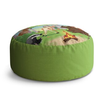 Taburet Circle Lesní zvířátka 2: 38x48 cm