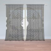 Záclony Jin a jang: 2ks 150x250cm