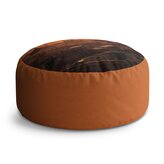 Taburet Circle Barcelona Night Skyline: 38x48 cm