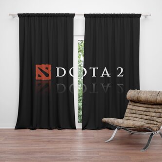 Závěs DOTA 2 Černá: 2ks 140x250cm Závěs DOTA 2 Černá: 2ks 140x250cm