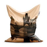 Sedací vak Classic Praha Karlův most 1: 150x100 cm