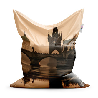Sedací vak Classic Praha Karlův most 1: 150x100 cm
