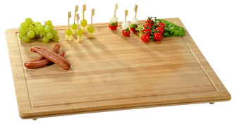 Kesper Krájecí prkénko s drážkou 56x50cm