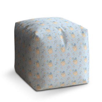 Taburet Cube Hračky na písek: 40x40x40 cm Taburet Cube Hračky na písek: 40x40x40 cm