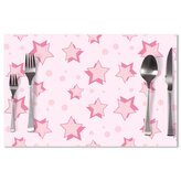 Prostírání Růžové hvězdičky: 40x30cm