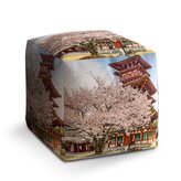 Taburet Cube Čínská věžička: 40x40x40 cm
