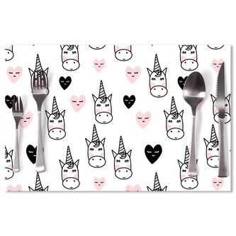 Prostírání Hlava jednorožce: 40x30cm