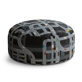 Taburet Circle Dětská autodráha: 38x48 cm