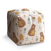 Taburet Cube Medvědi: 40x40x40 cm