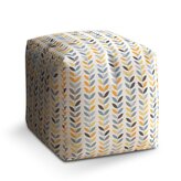 Taburet Cube Barevné lístky: 40x40x40 cm