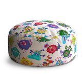 Taburet Circle Barevné příšerky: 38x48 cm