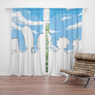 Závěs Cartoon 1: 2ks 140x250cm Závěs Cartoon 1: 2ks 140x250cm