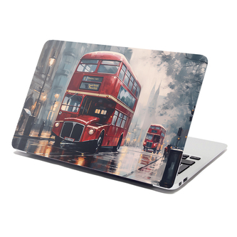 Samolepka na notebook Londýn Double-decker 2: 29x20 cm