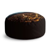 Taburet Circle Noční Paříž: 38x48 cm