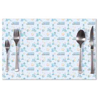 Prostírání Stavebnice a vláčky: 40x30cm