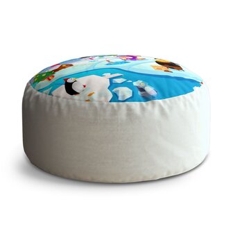 Taburet Circle Antarktida: 38x48 cm