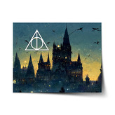 Plakát Noční Bradavice: 120x80 cm