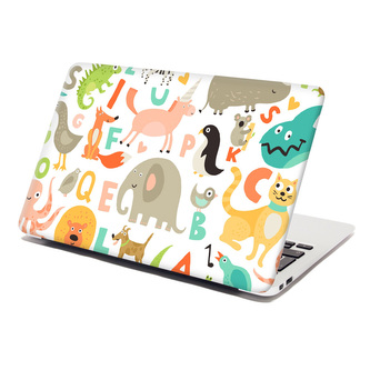 Samolepka na notebook Zoo abeceda: 29x20 cm