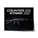 Plakát Counter Strike 2 AK: 120x80 cm