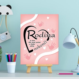 
Cedulky jsou originální výzdobou, kterou můžete darovat sobě nebo svým blízkým. Cedulky s citáty mohou opakovaně motivovat a zlepšit den. Tisk je provedený ekosolventními barvami, takže dekorace vydrží bez jakékoliv údržby dlouhá léta. - Rodina