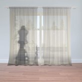 Záclony Šachy: 2ks 150x250cm