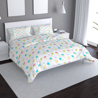 Povlečení Zmrzlinky s muffiny: 140x200 / 90x70 Povlečení Zmrzlinky s muffiny: 140x200 / 90x70