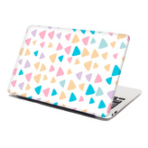 Samolepka na notebook Barevné trojúhelníčky: 29x20 cm