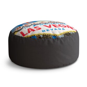 Taburet Circle Welcome to Las Vegas: 38x48 cm Taburet Circle Welcome to Las Vegas: 38x48 cm
