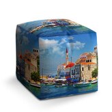 Taburet Cube Domky na pobřeží: 40x40x40 cm