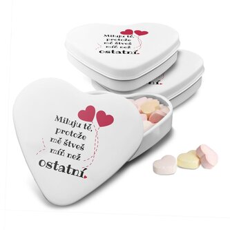 Bonbónky Miluju tě, protože mě štveš míň než ostatní - 3 ks