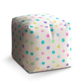 Taburet Cube Puntík vedle puntíku: 40x40x40 cm Taburet Cube Puntík vedle puntíku: 40x40x40 cm