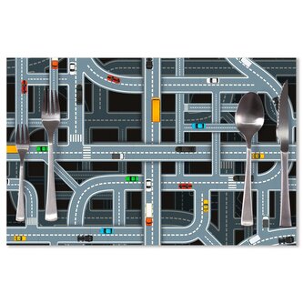 Prostírání Dětská autodráha: 40x30cm