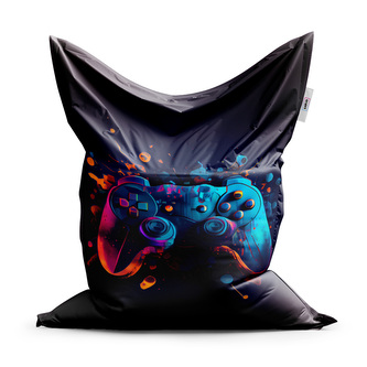 Sedací vak Classic Ovladač Abstract: 150x100 cm