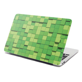 Samolepka na notebook Green Blocks 3D: 38x26 cm