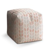 Taburet Cube Světlé kosodélníky: 40x40x40 cm