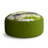 Taburet Circle Bílá orchidej: 38x48 cm