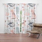 Závěs Malované kočičky: 2ks 140x250cm