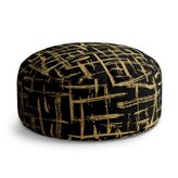 Taburet Circle Zlaté malování: 38x48 cm