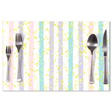 Prostírání Pruhy a tečky štětcem: 40x30cm