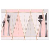 Prostírání Růžovošedé jehlany: 40x30cm