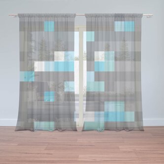 Záclony Blocks 1: 2ks 150x250cm Záclony Blocks 1: 2ks 150x250cm