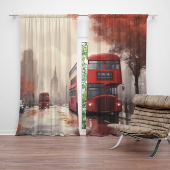 Závěs Londýn Double-decker 1: 2ks 140x250cm Závěs Londýn Double-decker 1: 2ks 140x250cm