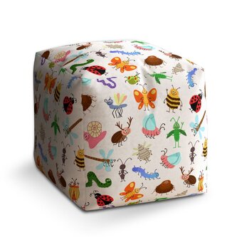 Taburet Cube Hmyz: 40x40x40 cm Taburet Cube Hmyz: 40x40x40 cm