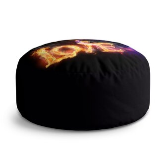 Taburet Circle Love: 38x48 cm