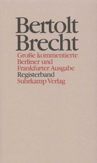 Werke. Große kommentierte Berliner und Frankfurter Ausgabe. 30 Bände (in 32 Teilbänden) und ein Registerband Werke. Große kommentierte Berliner und Frankfurter Ausgabe. 30 Bände (in 32 Teilbänden) und ein Registerband